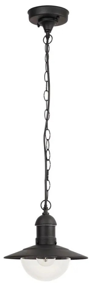 Brilagi - Lampada sospesa per esterni MOLDE 1xE27/60W IP44 nera