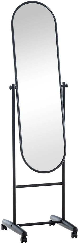 Specchio Da Terra Nane Oval: Design Elegante E Funzionale / Weiß