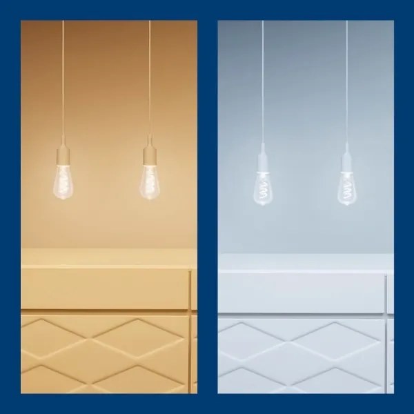 Lampadina LED RGBW dimmerabile ST64 E27/6,3W/230V 2200-6500K Wi-Fi - WiZ