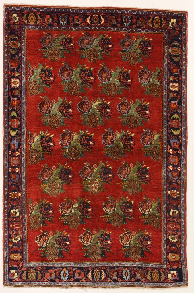 Bidjar Tappeto 220x140 (Iran) Annodato A Mano
