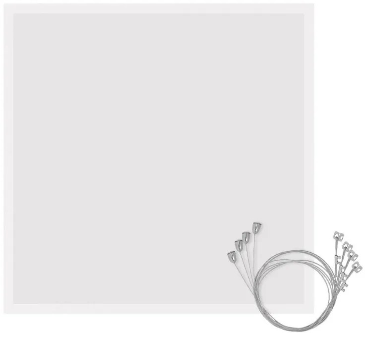 Pannello LED a Sospensione 60x60 42W CCT UGR19 con driver Philips Colore Bianco Variabile CCT