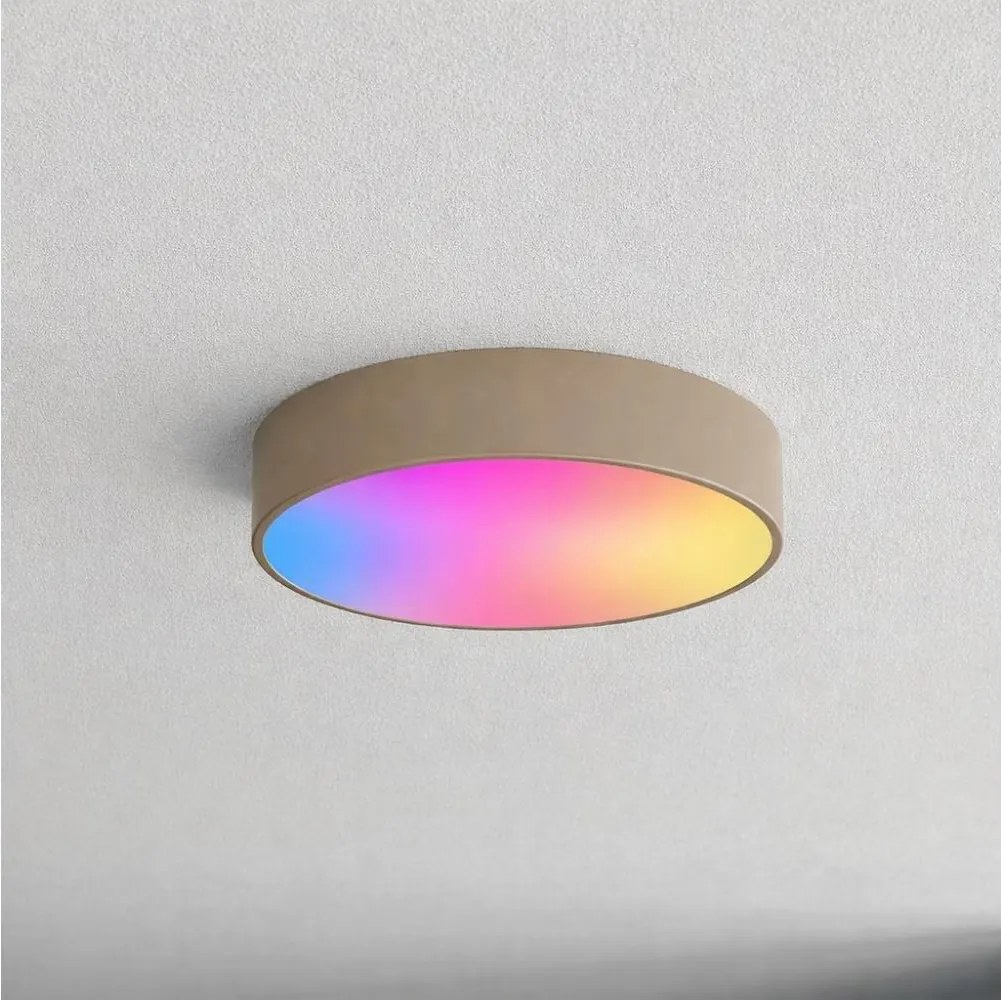 Brilagi - Plafoniera LED RGBW dimmerabile CLARE 3xE27/9W/230V Wi-Fi beige
