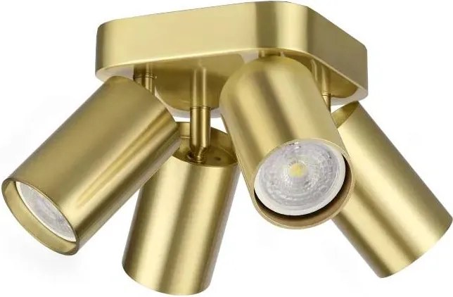 Ideal Lux - Faretto LED DYNAMITE 4xGU10/7W/230V CRI 90 ottone