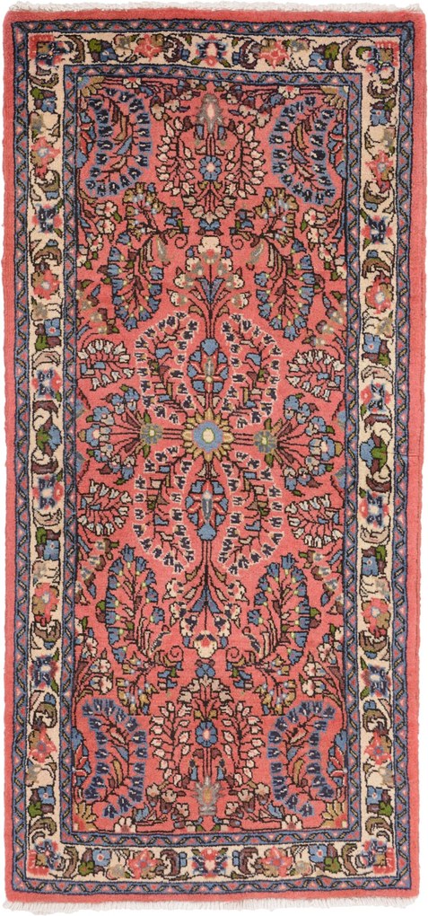 Sarouk Tappeto 70 x 150 (Iran) Annodato A Mano