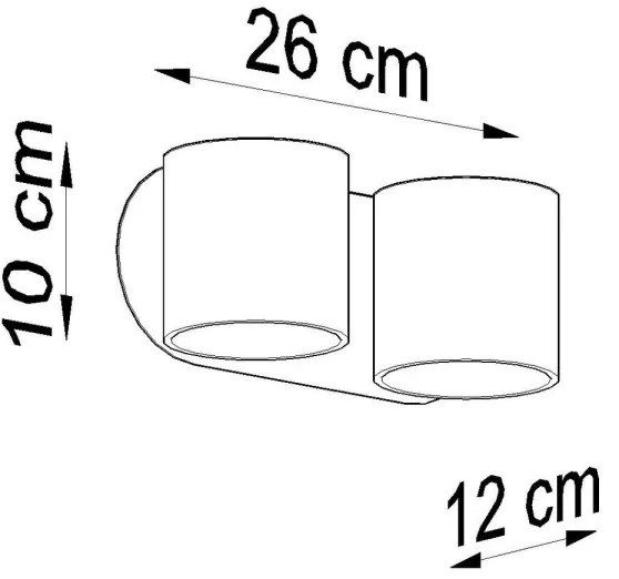 Applique ORBIS 2xG9/40W/230V