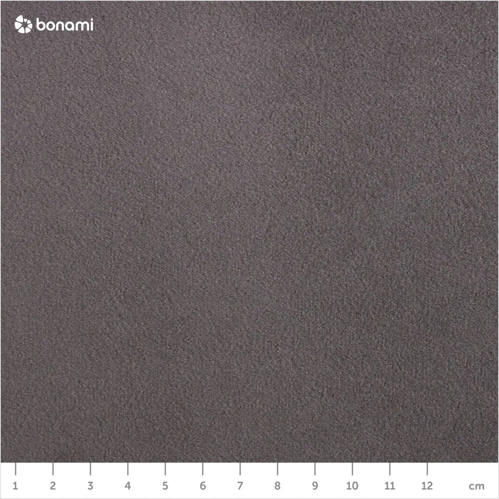 Pouf in velluto grigio scuro Santo - Milo Casa