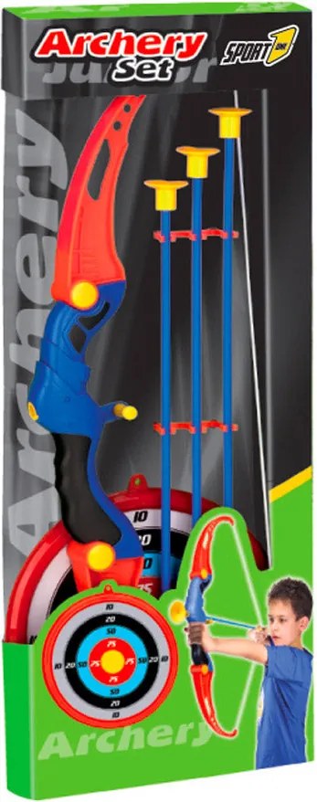 Arco per Bambini 66 cm con Bersaglio e 3 Frecce a Ventosa...