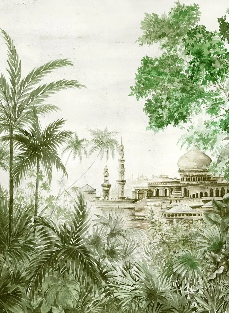 Coordonne Carta da parati panoramica Taj Mahal - Aloe