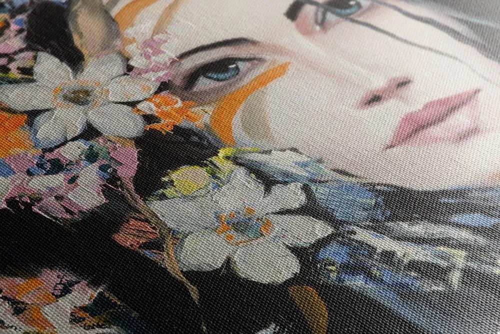 Quadro su tela – Pittura originale di una donna