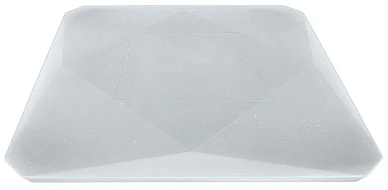 Plafoniera LED moderno SENDY, bianco 43x43 cm, luce con 3 temperature di colore dimmerabile, 6500 lumen