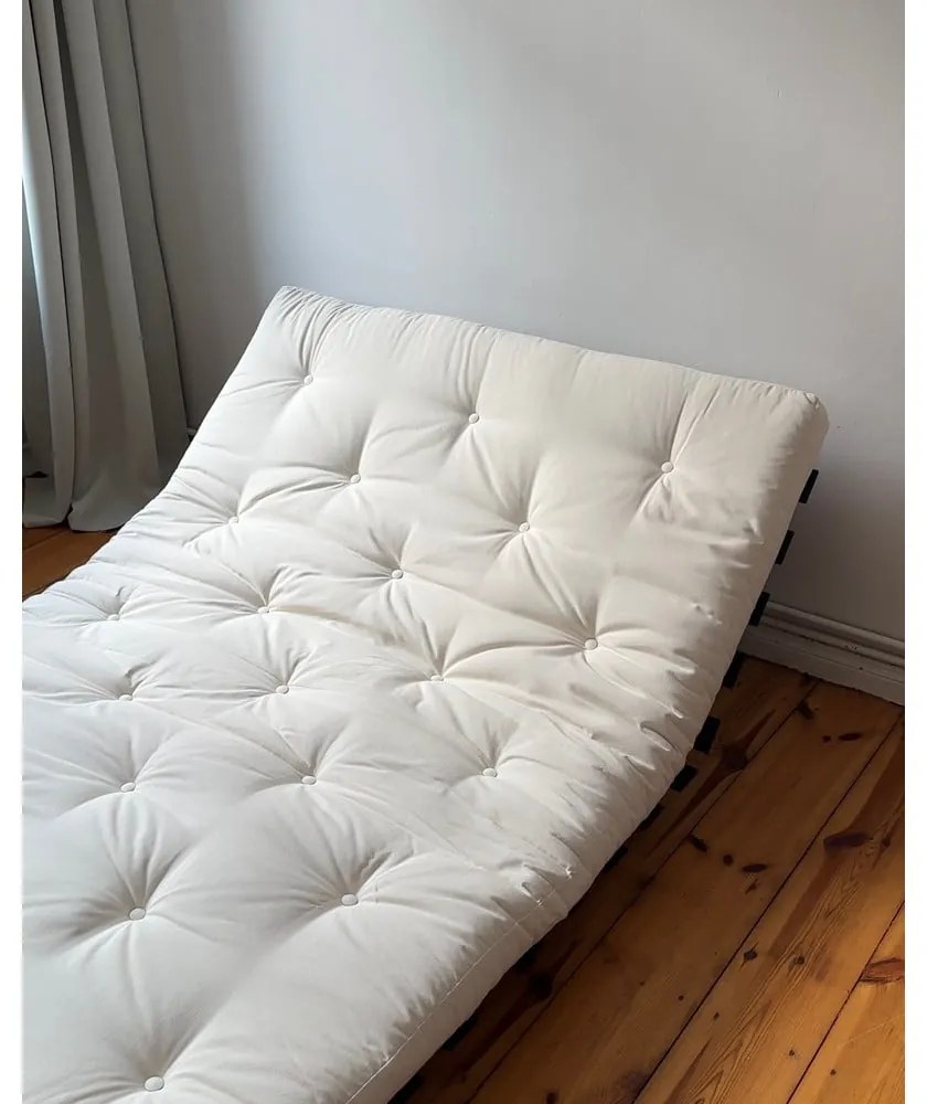 Divano letto verde 140 cm Roots Black Night - Karup Design