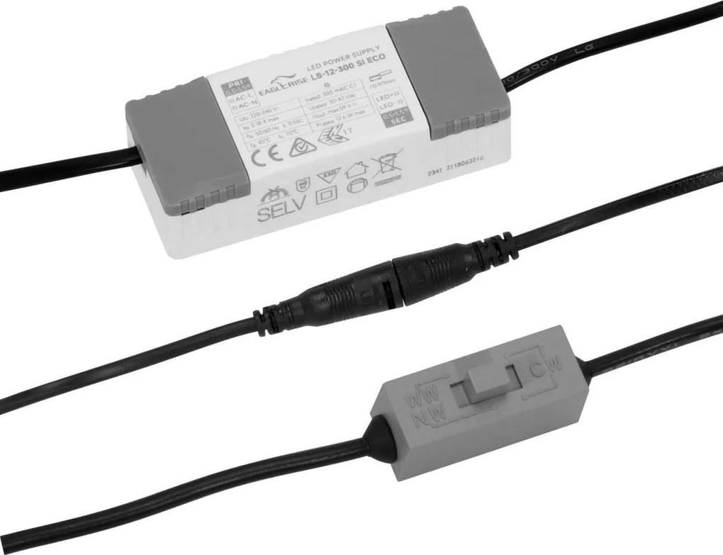 Lampada LED GU10 12W Alta potenza Angolo 24°/38° Bianco CCT Bridgelux Colore Bianco Variabile CCT