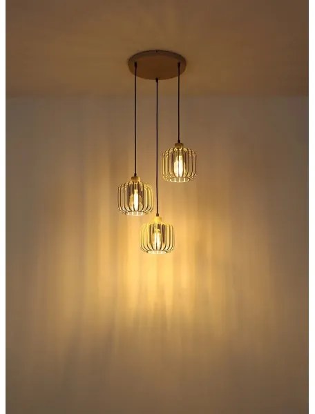 Globo 15758-3H - Lampada a sospensione con cavo ALFRED 3xE27/40W/230V