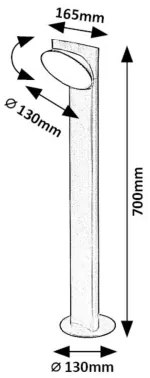 Rabalux 77149 - Lampada LED da esterno WENGEN LED/12W/230V IP54