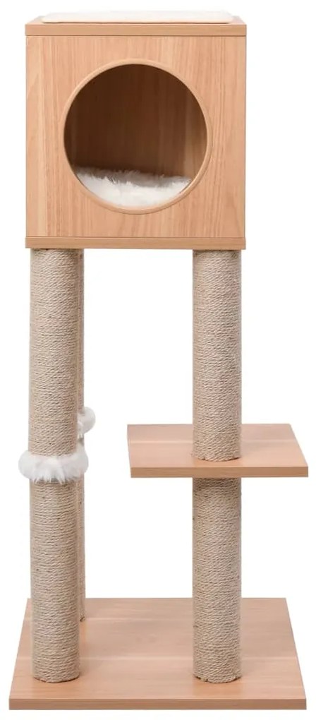 Albero per Gatti con Tappeto Tiragraffi in Sisal 90 cm