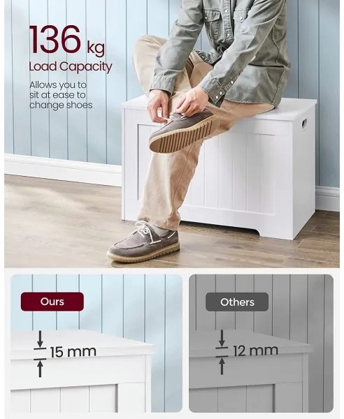 Cassapanca TOVIAN bianca