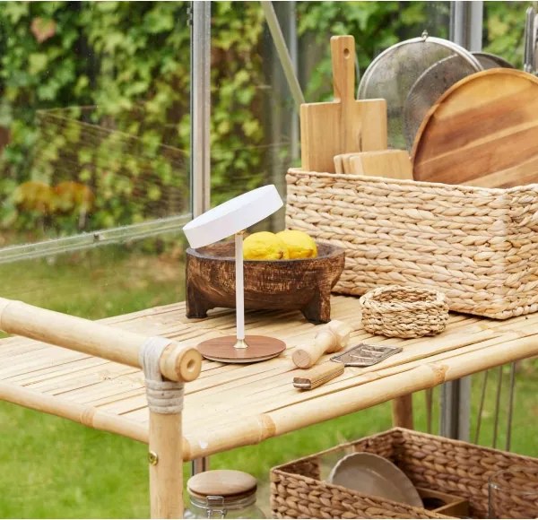 Halo Design 745760- lampada ricaricabile dimmerabile LED ON THE MOVE LED/2,5W/4000 mAh bianco/legno