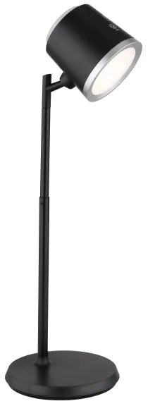 Globo 58454B - Lampada da tavolo LED dimmerabile touch MEEYA LED/6W/3,7V nera