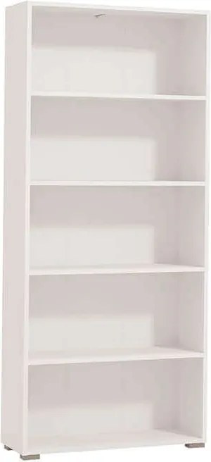 MADDIE - libreria cinque ripiani moderno minimal in legno