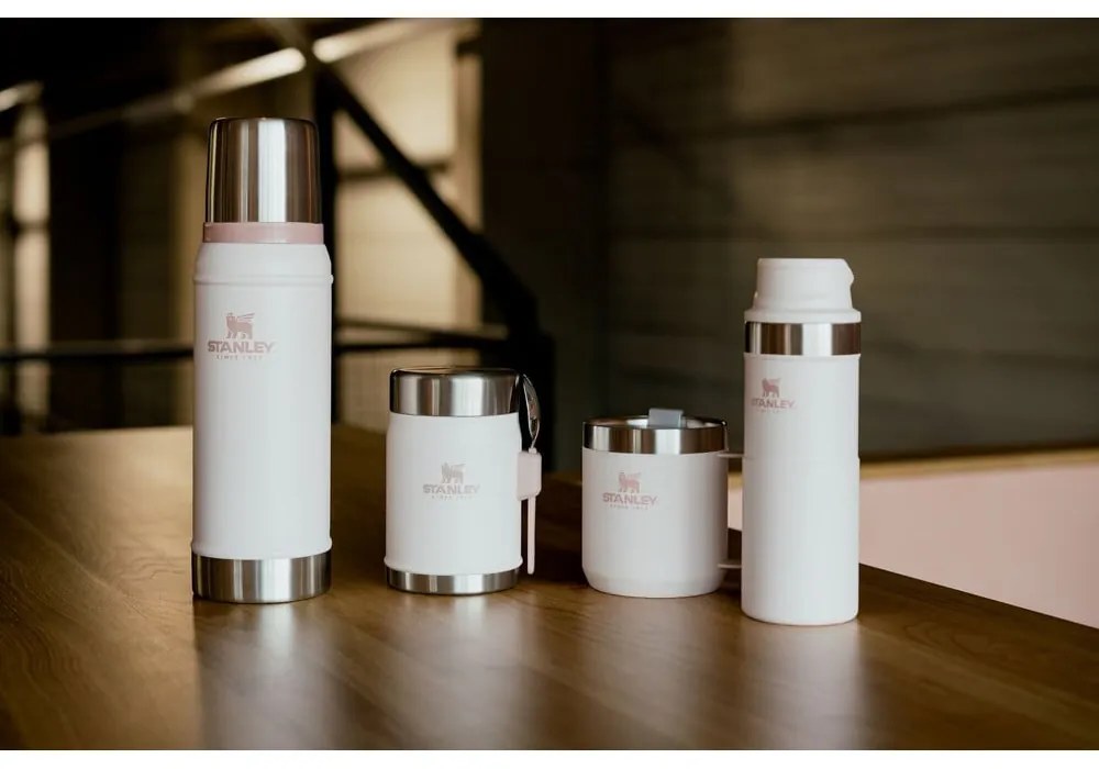 Tazza termica rosa chiaro in acciaio inox 350 ml Stay-Hot Camp Mug Rose Quartz – Stanley