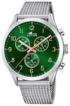 Orologio Uomo Lotus 18637/2 Verde Argentato