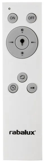Rabalux - Plafoniera dimmerabile a LED/40W/230V con telecomando 3000-6000K