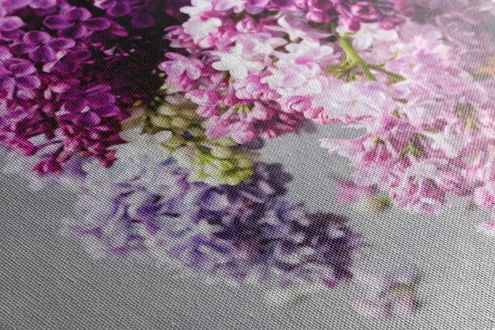 Stampa su tela – Lilla in tonalità rosa