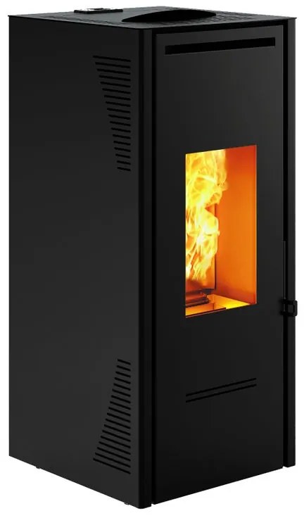 Stufa a pellet canalizzata Talo 11 10.4 kW nero