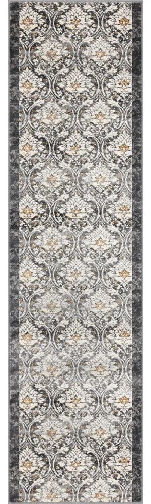 Passatoia grigio scuro/avorio 80x300 cm Soft Viskan – FD