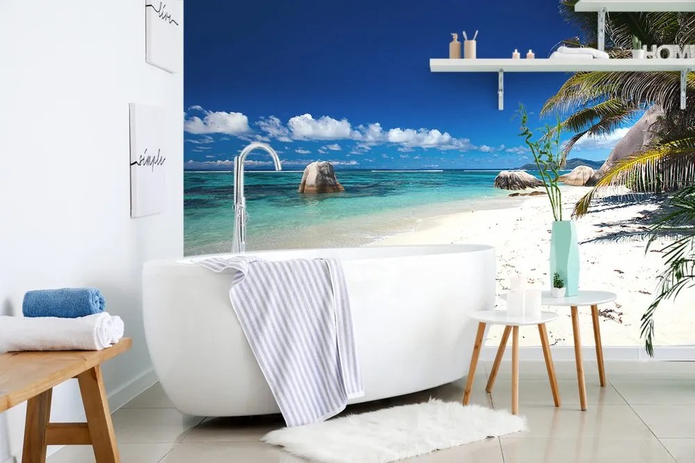 Carta da parati – Spiaggia Anse Source