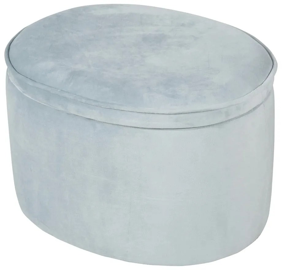 Pouf per bambini in velluto azzurro Lil Sofa - Roba