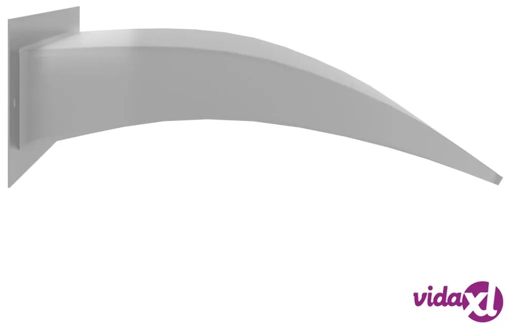 vidaXL Fontana per Piscina Argento 45x9x26 cm in Acciaio Inox