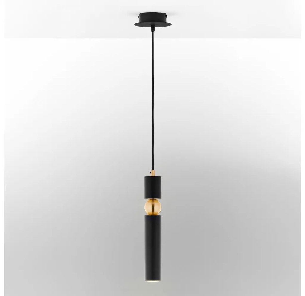 Jupiter 2003 - Lampadario a sospensione con filo ALAS 1xGU10/10W/230V nero/oro