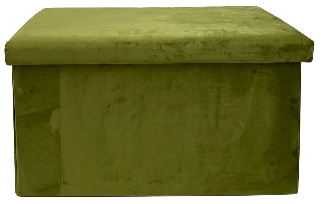 Cassapanca contenitore 71x40x40 cm verde