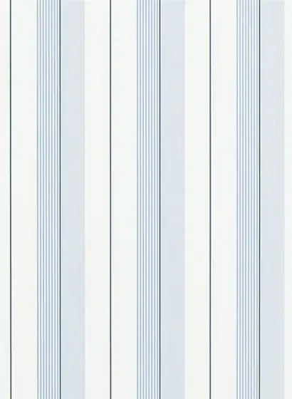 Ralph Lauren Carta da parati Aiden Stripe - Blue/ Navy/ White