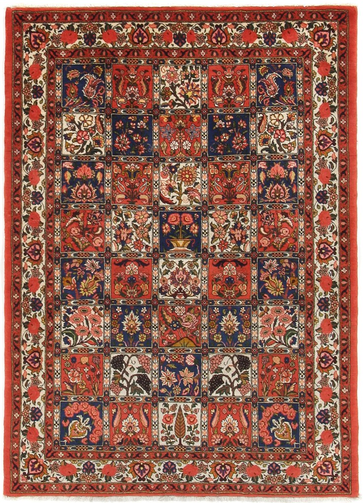 Bakhtiar Tappeto 100x150 (Iran) Annodato A Mano