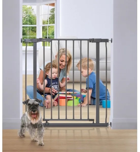 Dreambaby - Barriera di sicurezza AVA 75-81 cm grigia