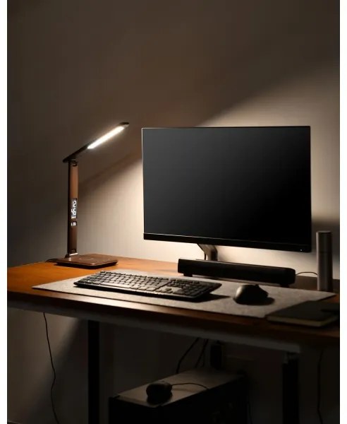 Brilagi-LED Lampada dimmerabile con ricarica wireless REGINA LED/8,5W/230V marrone