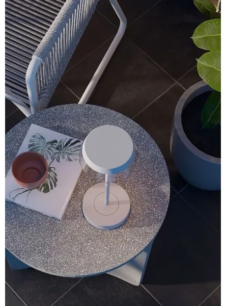 Redo 90306 - Lampada da tavolo LED dimmerabile ILUNA LED/2,5W/5V 3000 mAh IP65 bianco