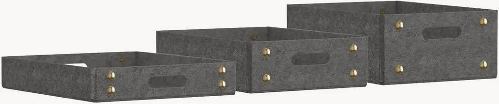 Set di 3 scatole portaoggetti Mon