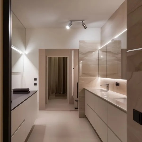 Brilagi - Luce Spot da bagno SELE 2xGU10/30W/230V IP44 cromo lucido