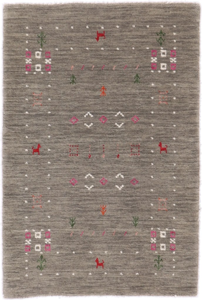 Tappeto 90 x 60 (Indian) Annodato A Mano