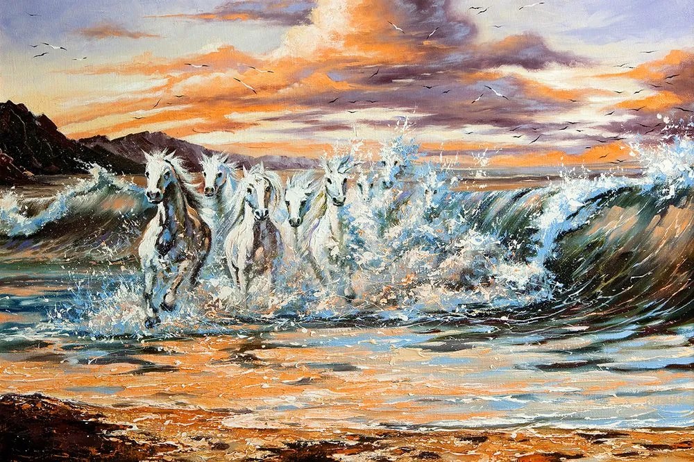 Carta da parati – Cavalli Creati dall'Acqua