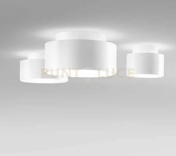 Baum plafoniera doppia emissione led 3000k 720lm 6+3w ip20 bianco