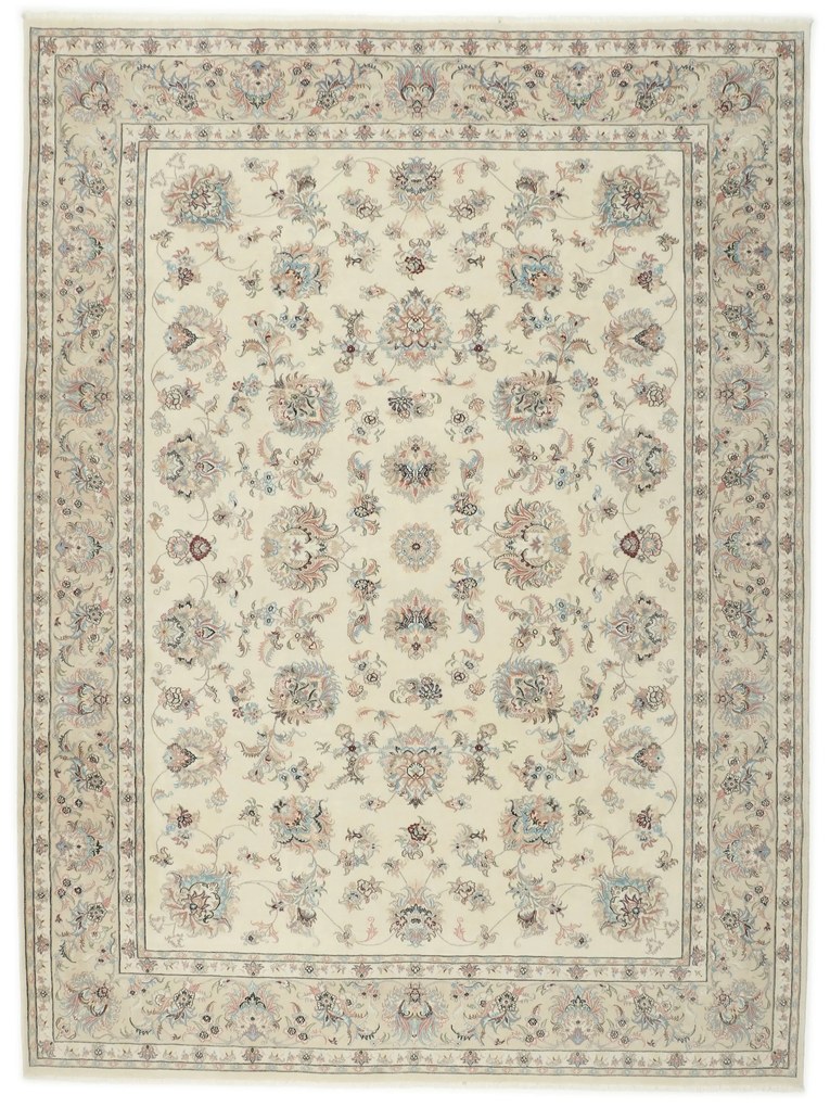 Tabriz Tappeto 350x260 (Iran) Annodato A Mano