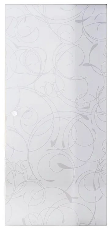 Anta per porta scorrevole Secret Rose in cristallo L 73 x H 212 cm reversibile