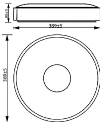 Philips - Plafoniera LED dimmerabile COINER LED/24W/230V 4000K nero