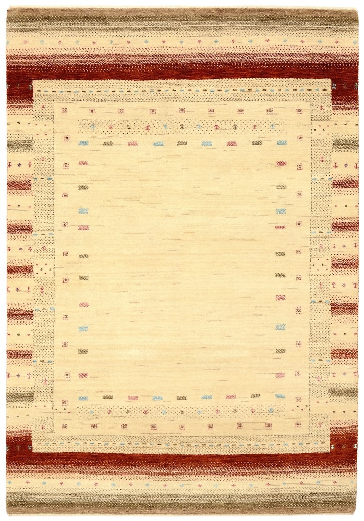 Loribaft Tappeto 110 x 150 (Indian) Annodato A Mano