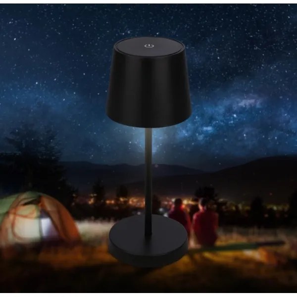 Briloner 7423015 - Lampada da tavolo LED dimmerabile LED/2,6W/5V IP44 nero