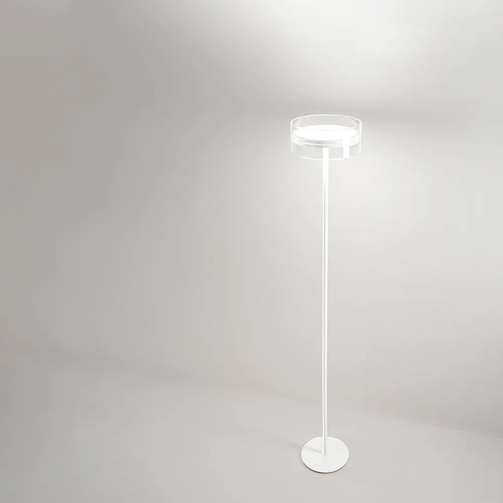 Lampadario A Sospensione Contemporaneo Aere Alluminio Bianco 5 Led Integrato 14W